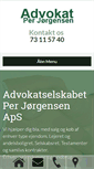 Mobile Screenshot of advokatselskabet.com